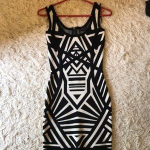 Black and White Body Con